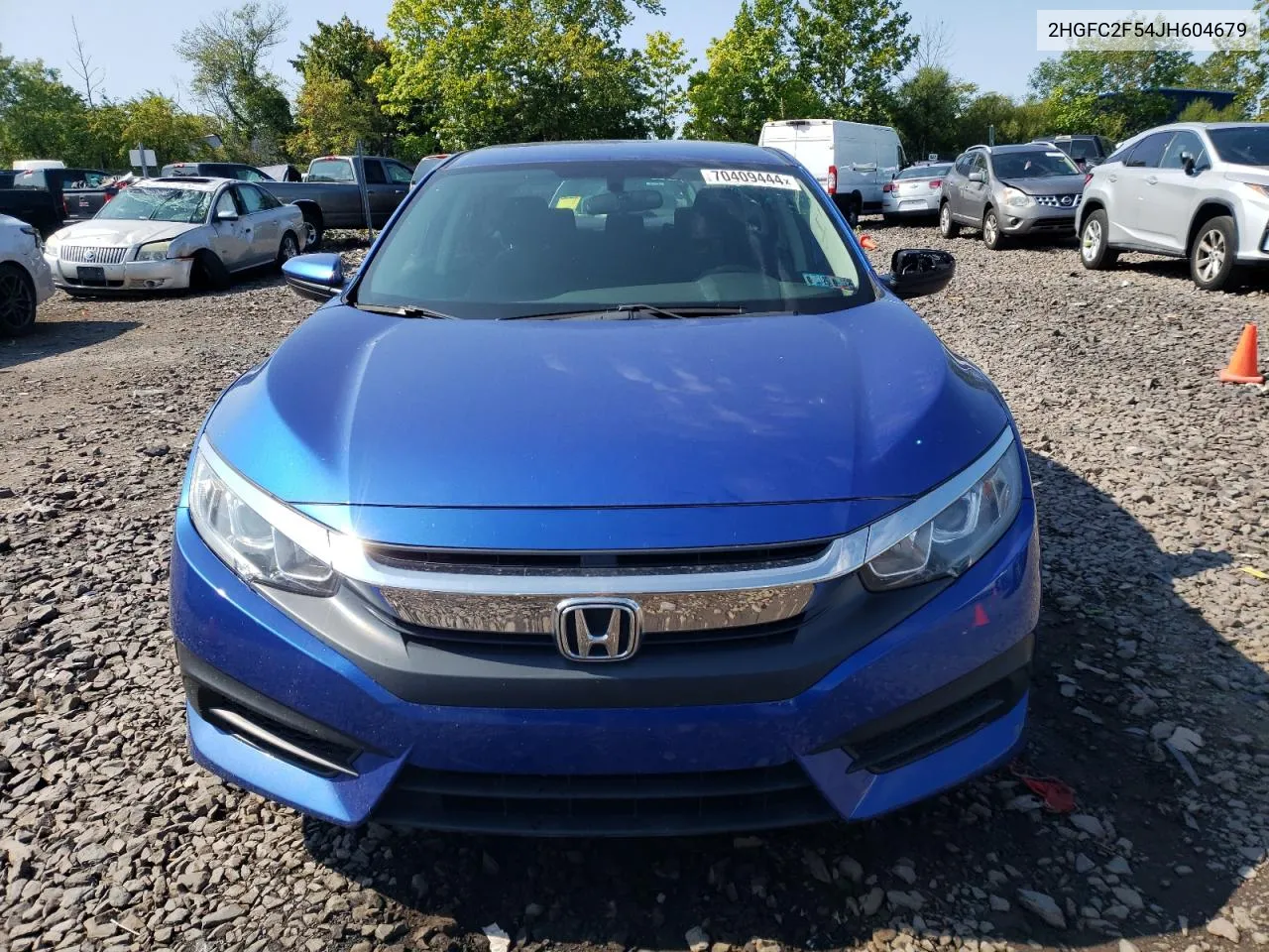 2018 Honda Civic Lx VIN: 2HGFC2F54JH604679 Lot: 70409444