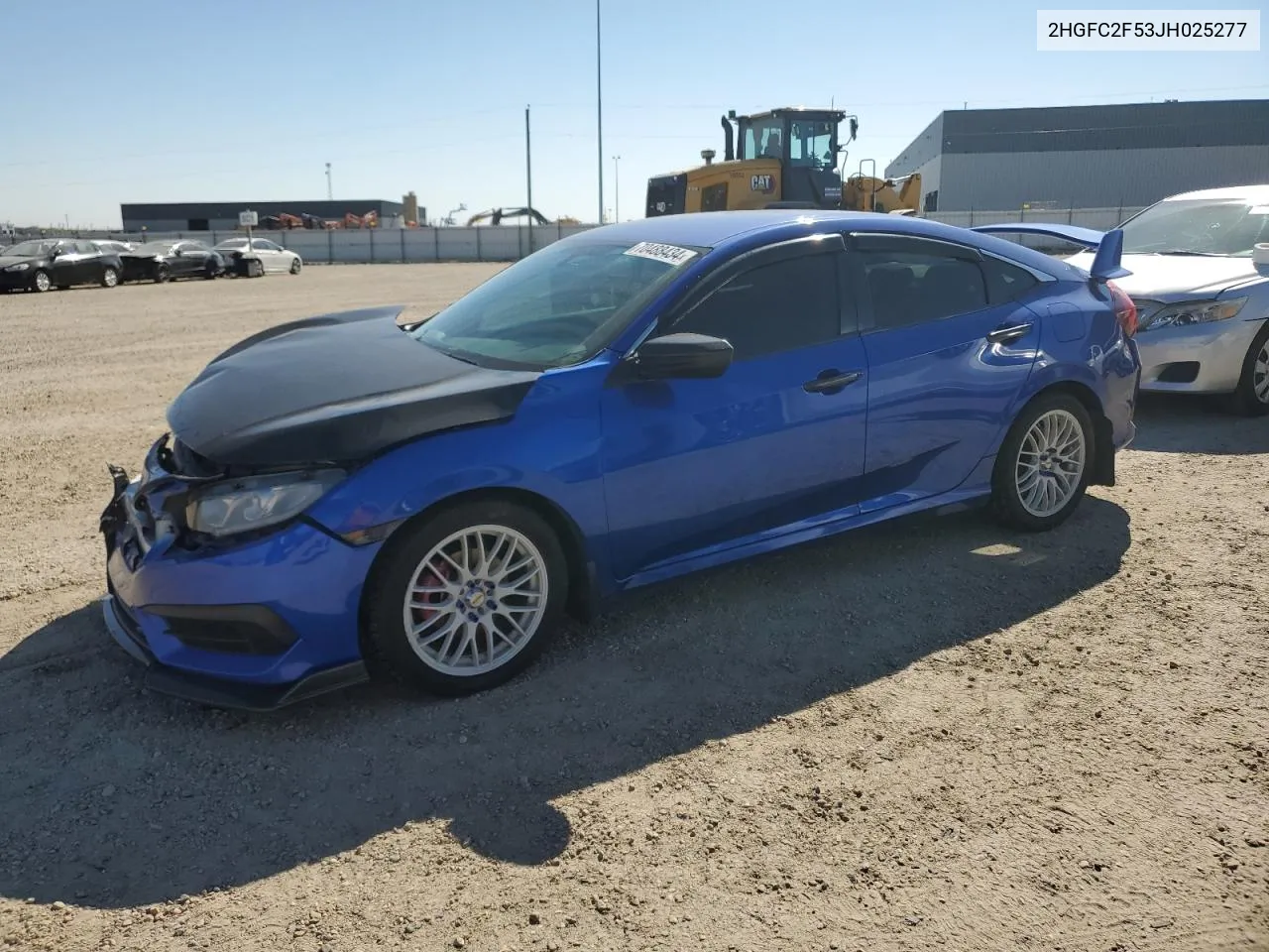 2018 Honda Civic Lx VIN: 2HGFC2F53JH025277 Lot: 70488434