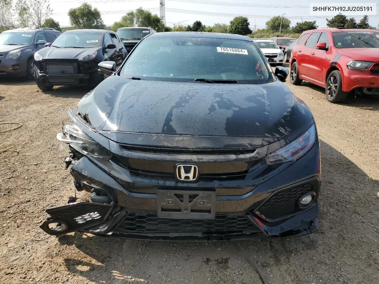 SHHFK7H92JU205191 2018 Honda Civic Sport Touring