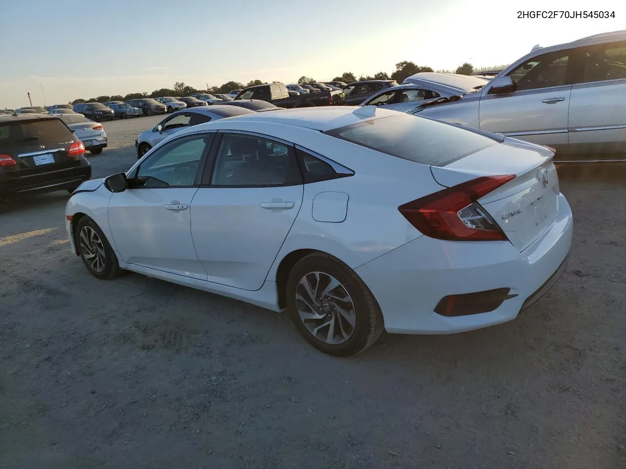 2018 Honda Civic Ex VIN: 2HGFC2F70JH545034 Lot: 70527874