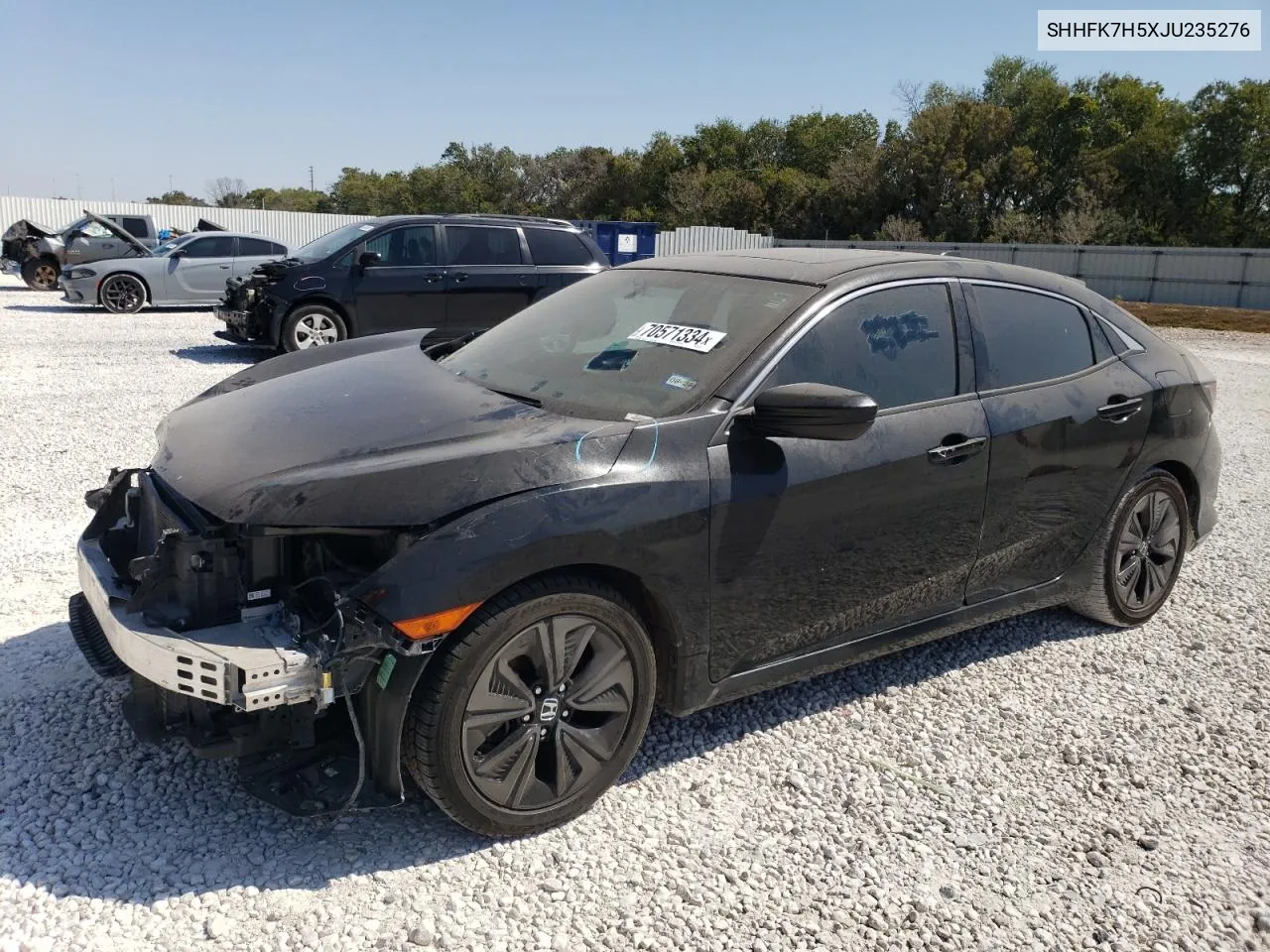 2018 Honda Civic Ex VIN: SHHFK7H5XJU235276 Lot: 70571334