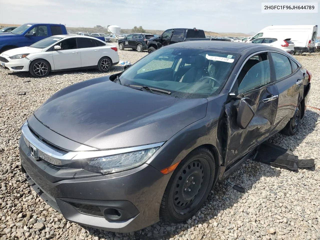 2018 Honda Civic Touring VIN: 2HGFC1F96JH644789 Lot: 70651314