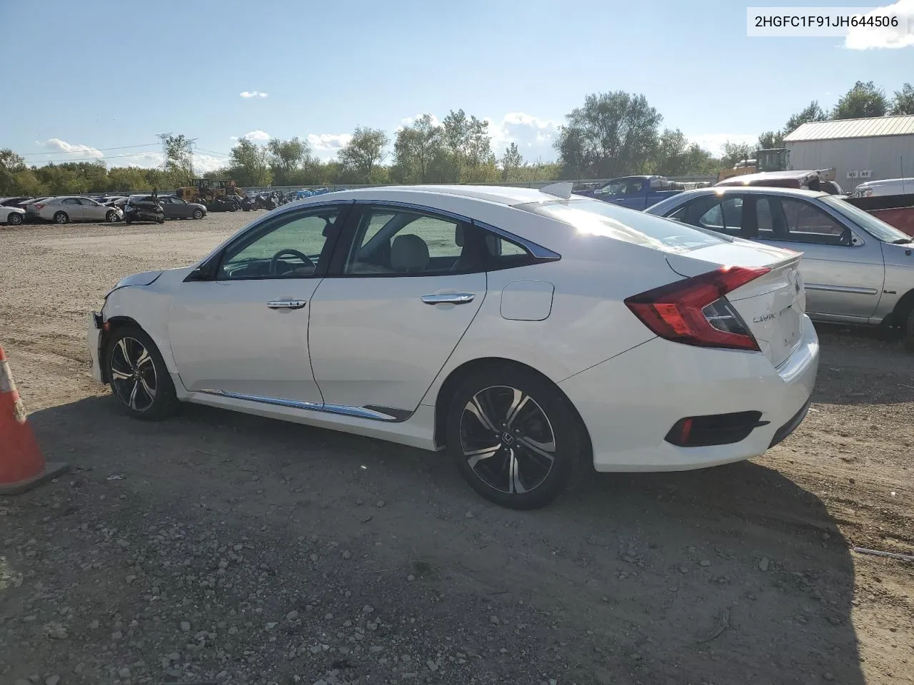 2018 Honda Civic Touring VIN: 2HGFC1F91JH644506 Lot: 70662054