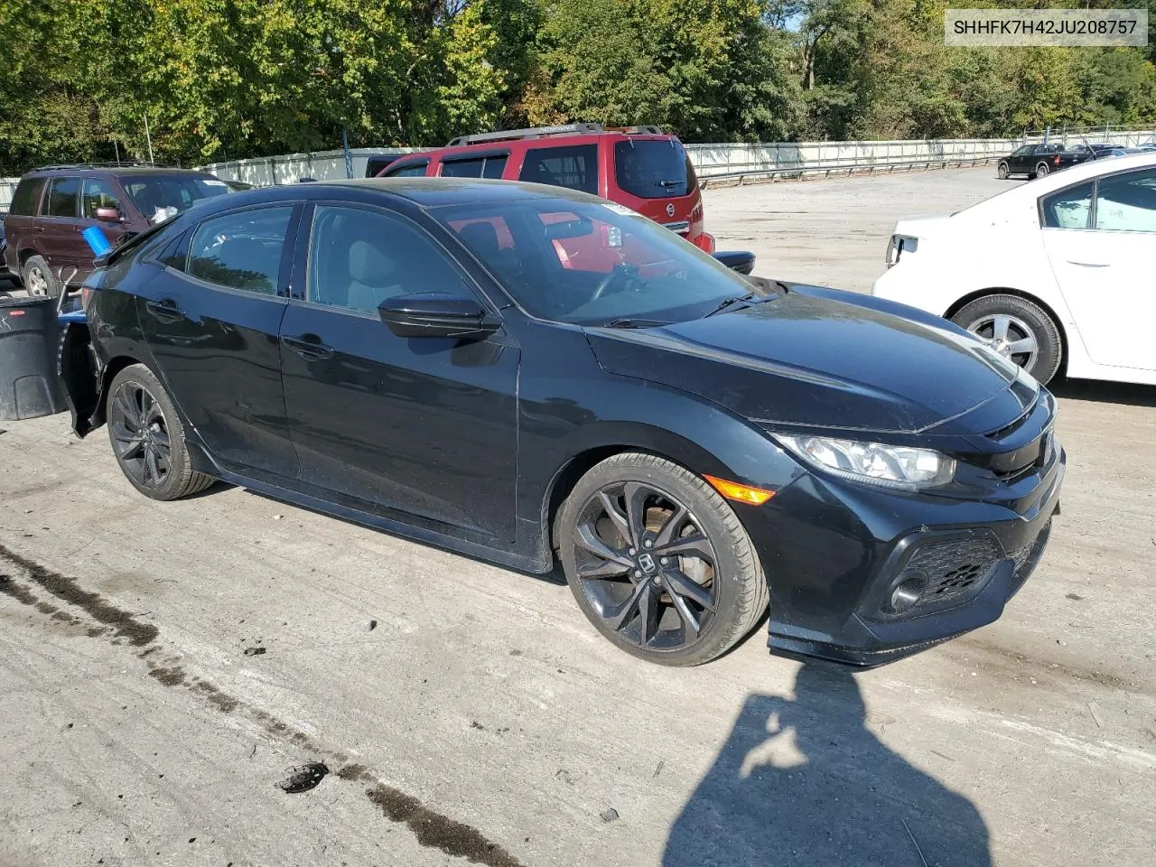 2018 Honda Civic Sport VIN: SHHFK7H42JU208757 Lot: 70740244