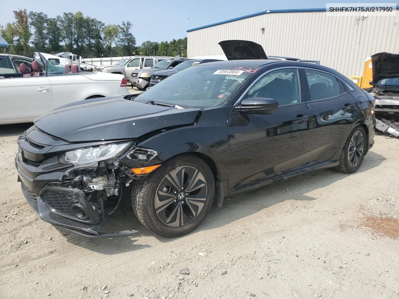 2018 Honda Civic Exl VIN: SHHFK7H75JU217950 Lot: 70953884