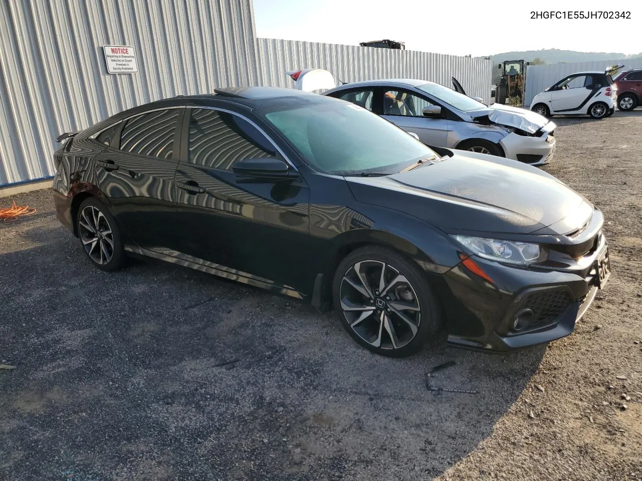 2018 Honda Civic Si VIN: 2HGFC1E55JH702342 Lot: 70983824