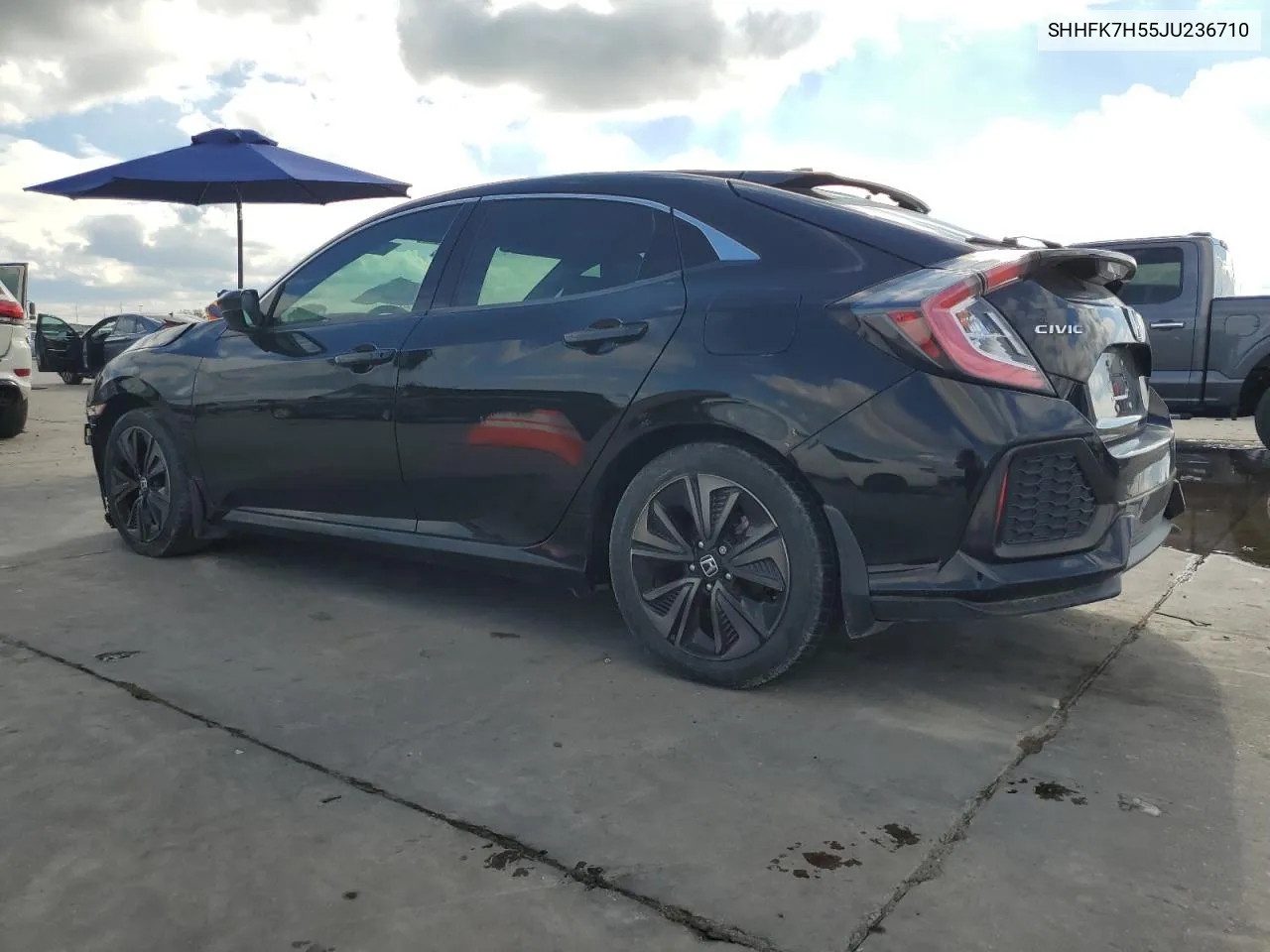 SHHFK7H55JU236710 2018 Honda Civic Ex