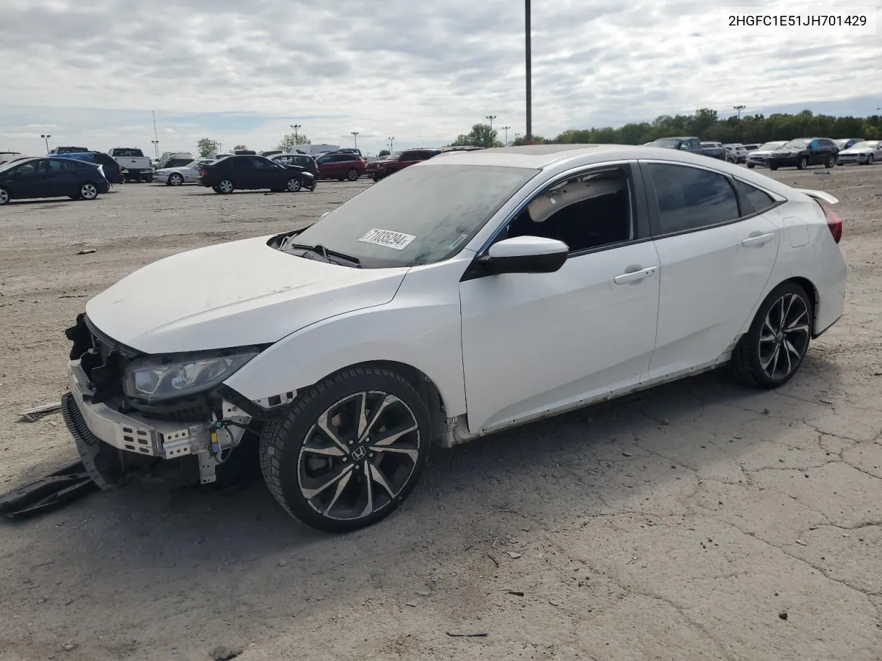 2HGFC1E51JH701429 2018 Honda Civic Si