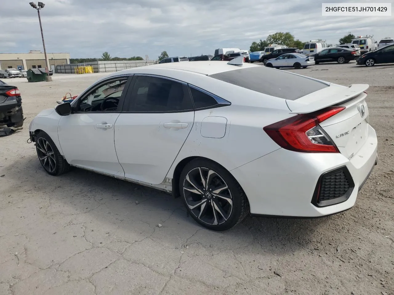 2018 Honda Civic Si VIN: 2HGFC1E51JH701429 Lot: 71035294