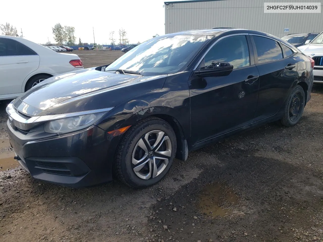 2018 Honda Civic Lx VIN: 2HGFC2F59JH014039 Lot: 71060784