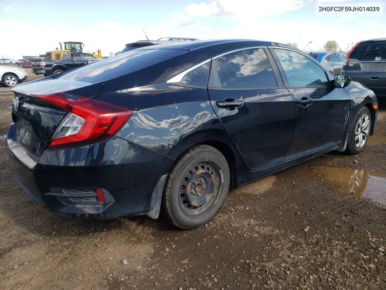 2018 Honda Civic Lx VIN: 2HGFC2F59JH014039 Lot: 71060784