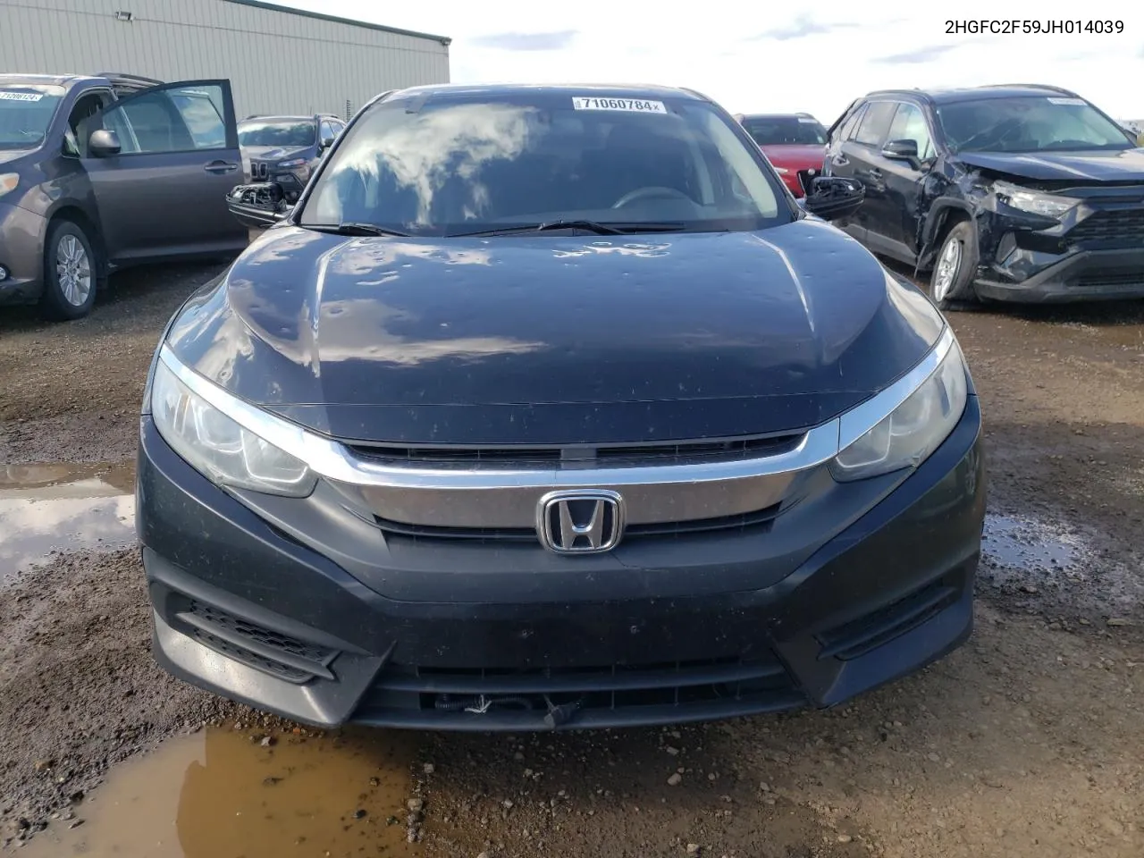 2018 Honda Civic Lx VIN: 2HGFC2F59JH014039 Lot: 71060784