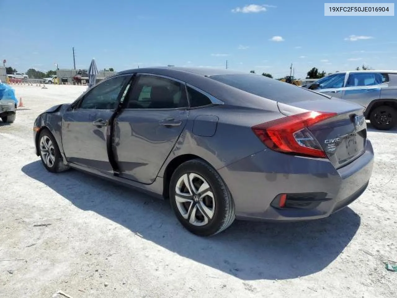 2018 Honda Civic Lx VIN: 19XFC2F50JE016904 Lot: 71072504