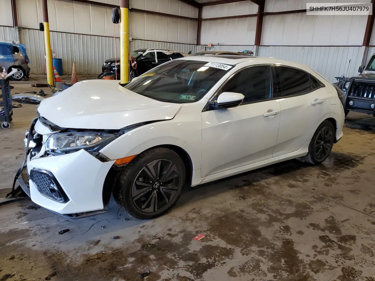 SHHFK7H56JU407979 2018 Honda Civic Ex