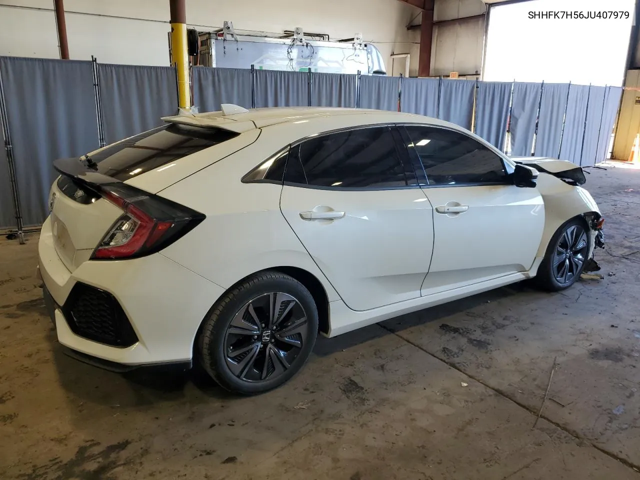 2018 Honda Civic Ex VIN: SHHFK7H56JU407979 Lot: 71113054