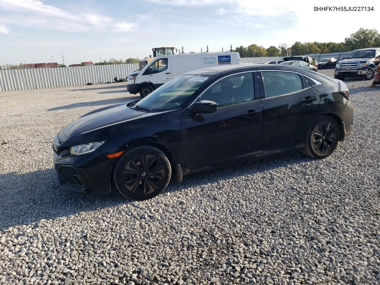 SHHFK7H55JU227134 2018 Honda Civic Ex