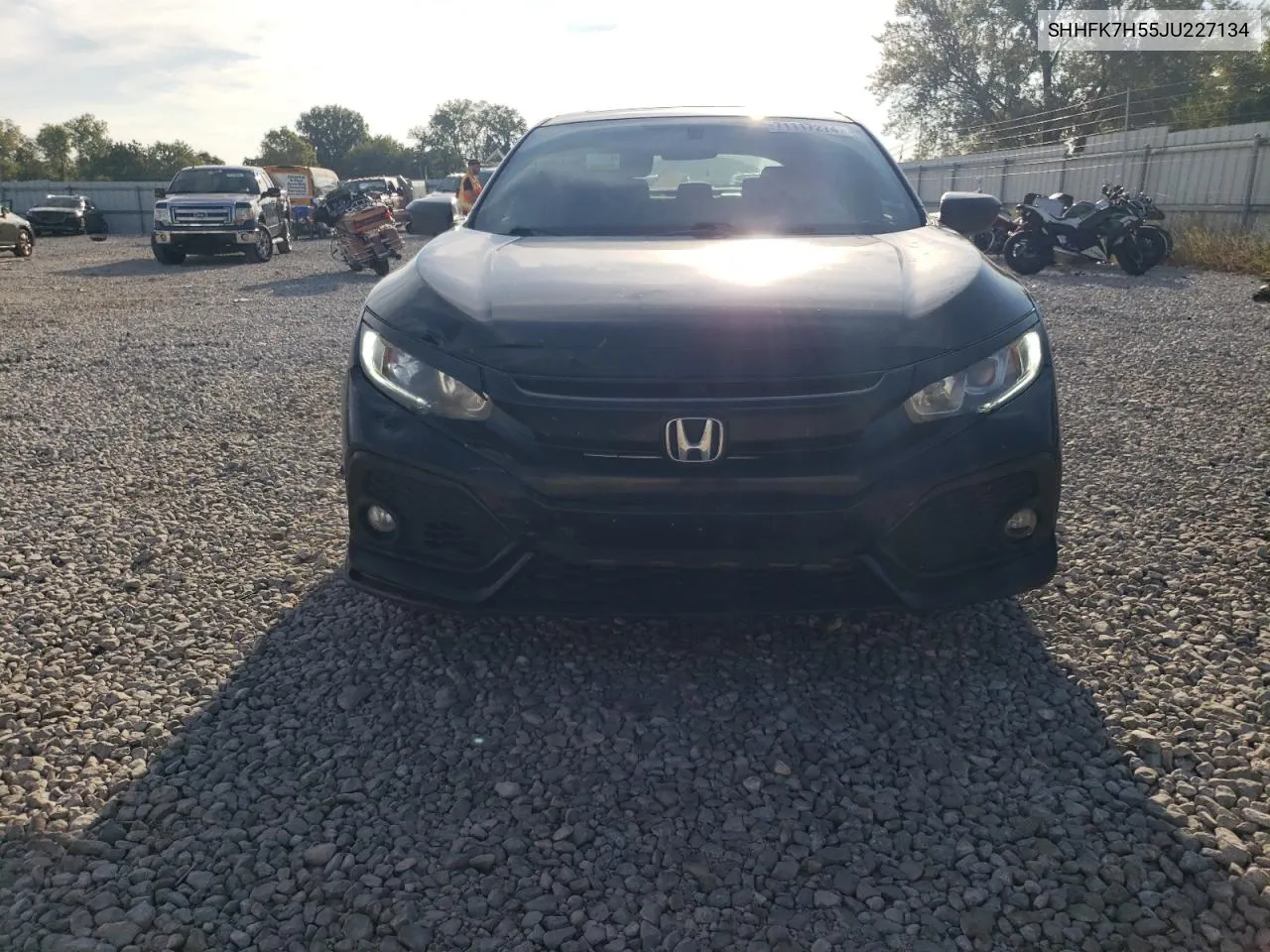 2018 Honda Civic Ex VIN: SHHFK7H55JU227134 Lot: 71117274