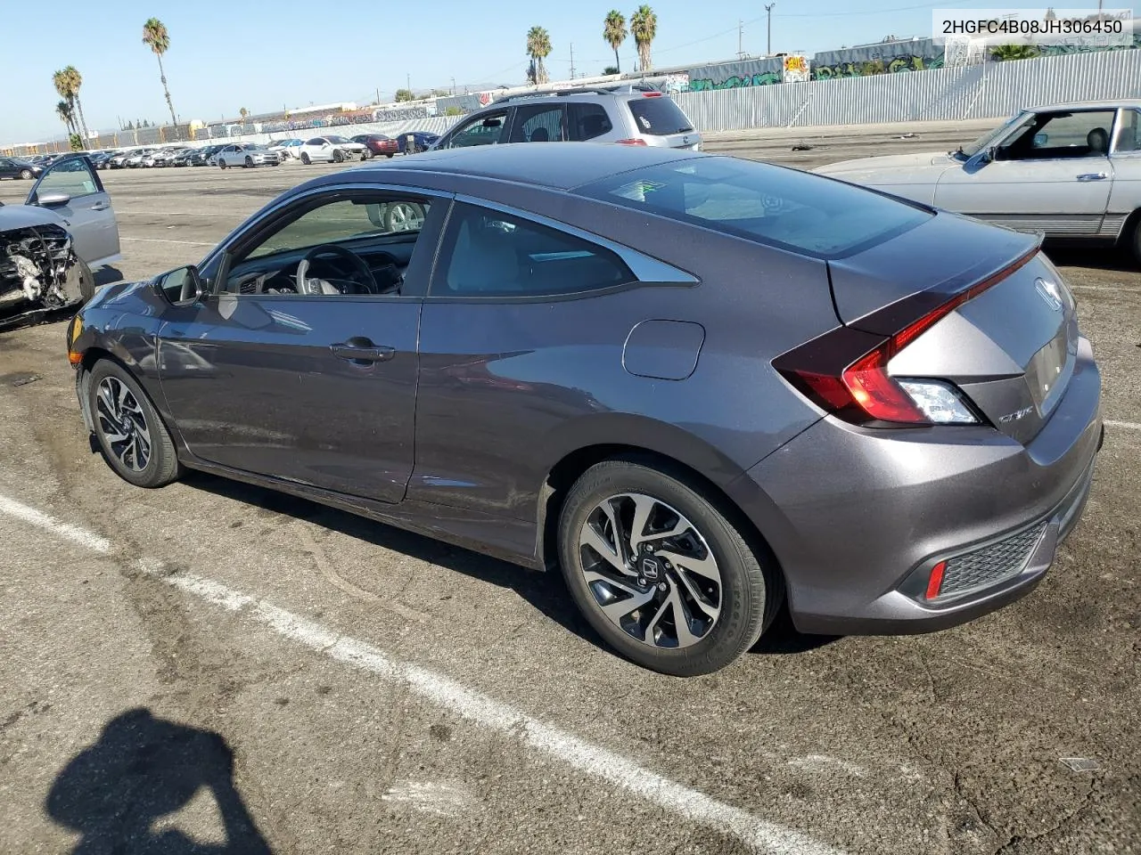 2018 Honda Civic Lx VIN: 2HGFC4B08JH306450 Lot: 71124644