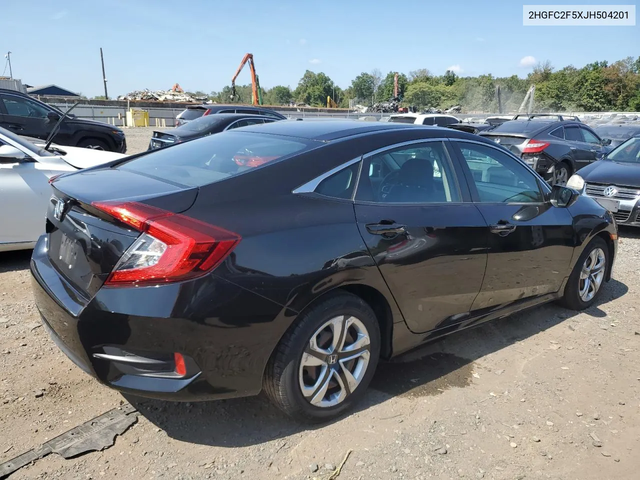 2HGFC2F5XJH504201 2018 Honda Civic Lx