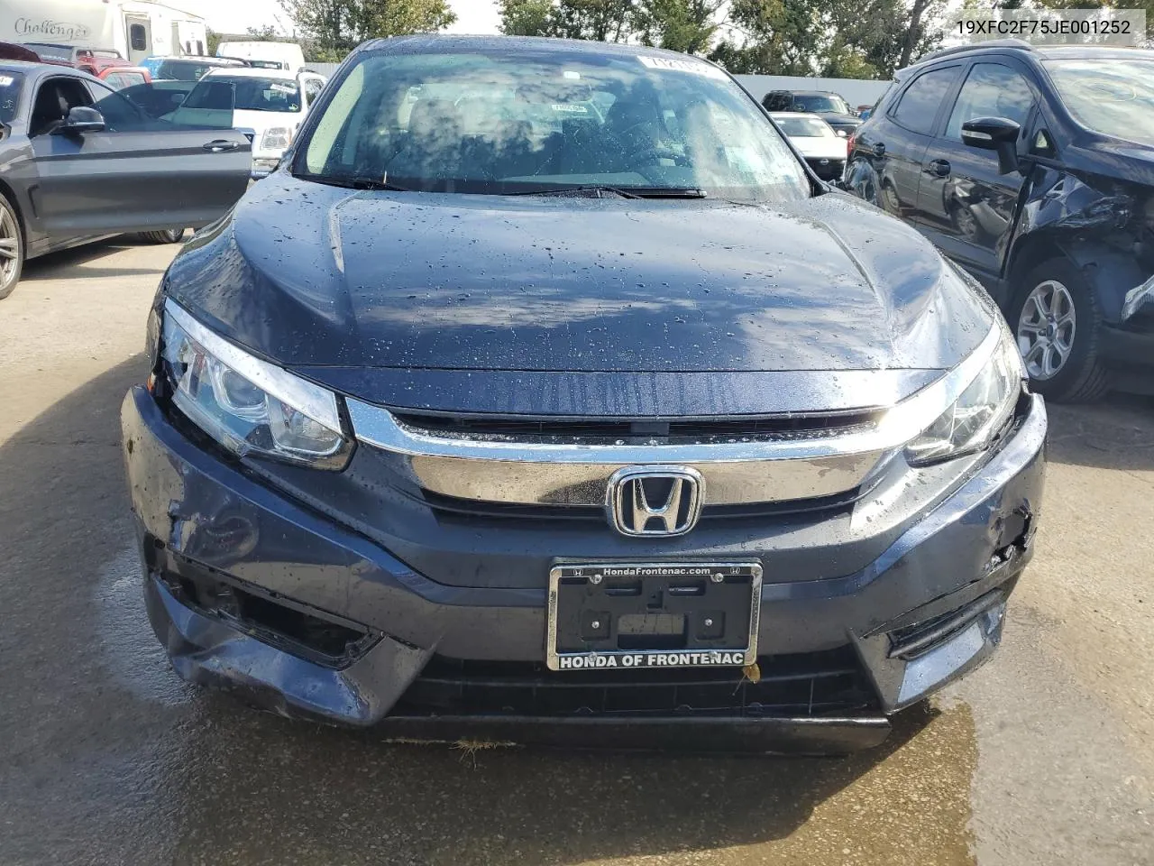 2018 Honda Civic Ex VIN: 19XFC2F75JE001252 Lot: 71211534