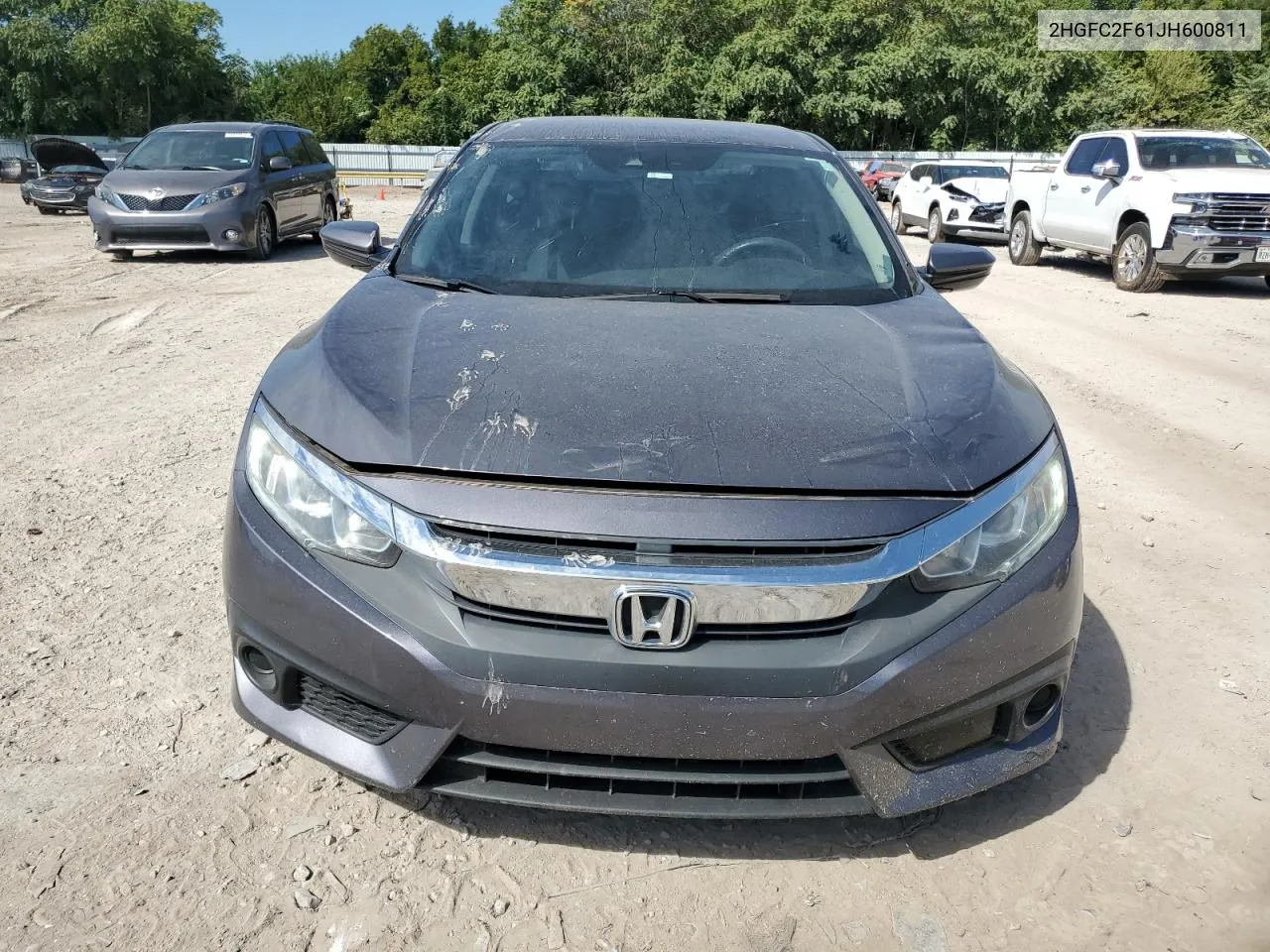 2HGFC2F61JH600811 2018 Honda Civic Lx