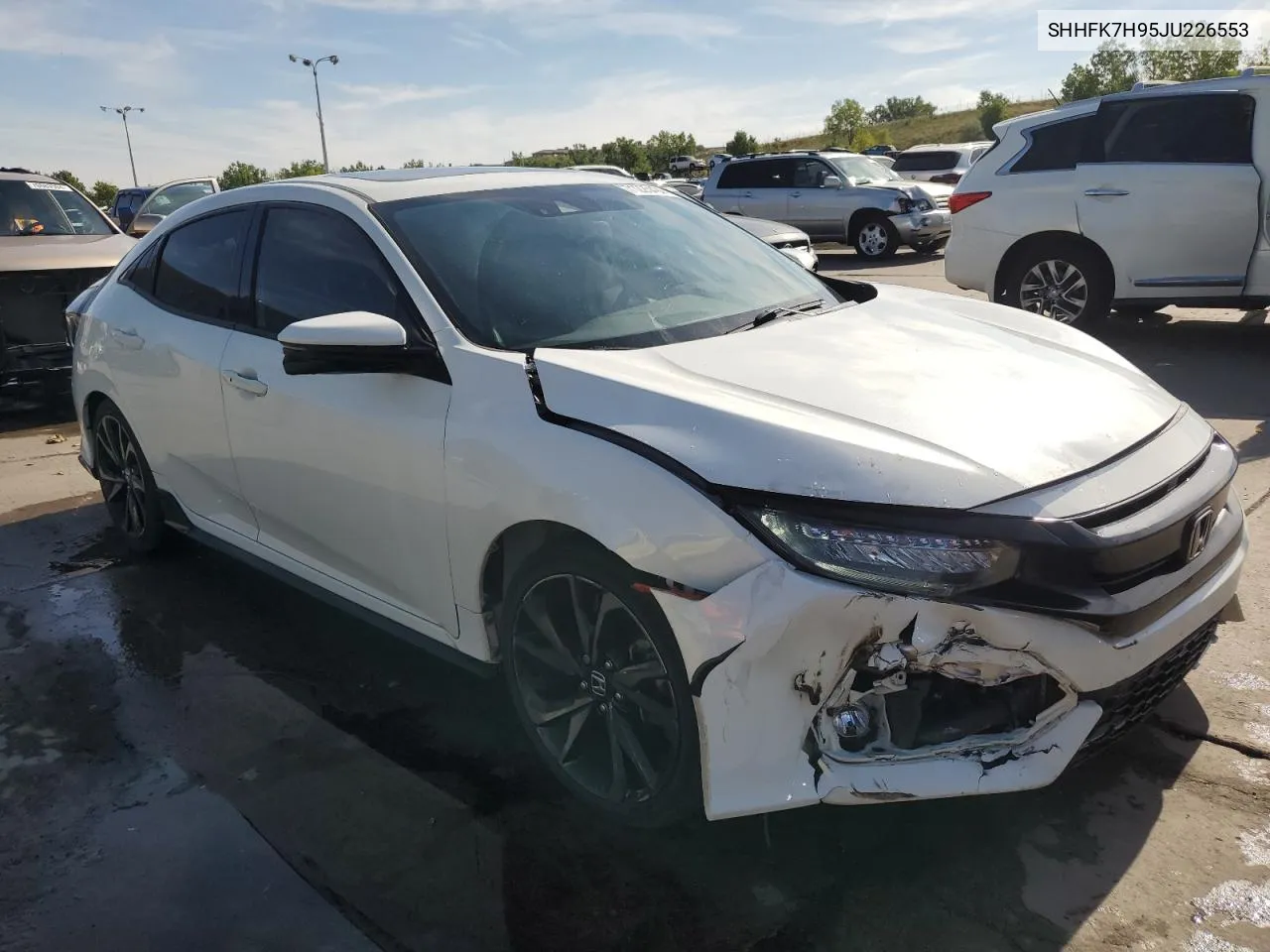 SHHFK7H95JU226553 2018 Honda Civic Sport Touring