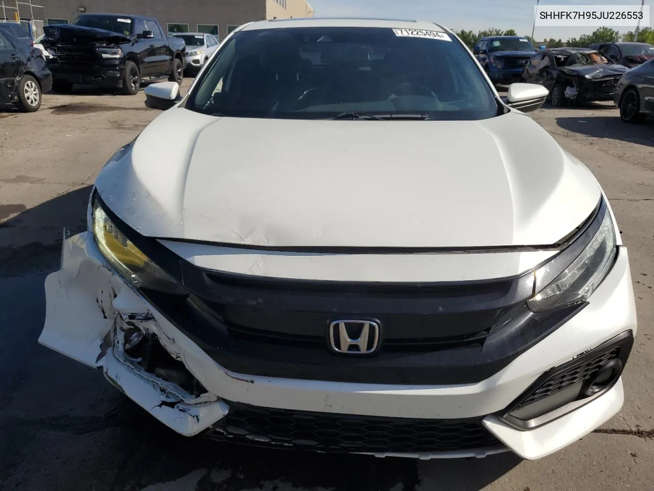 2018 Honda Civic Sport Touring VIN: SHHFK7H95JU226553 Lot: 71225494