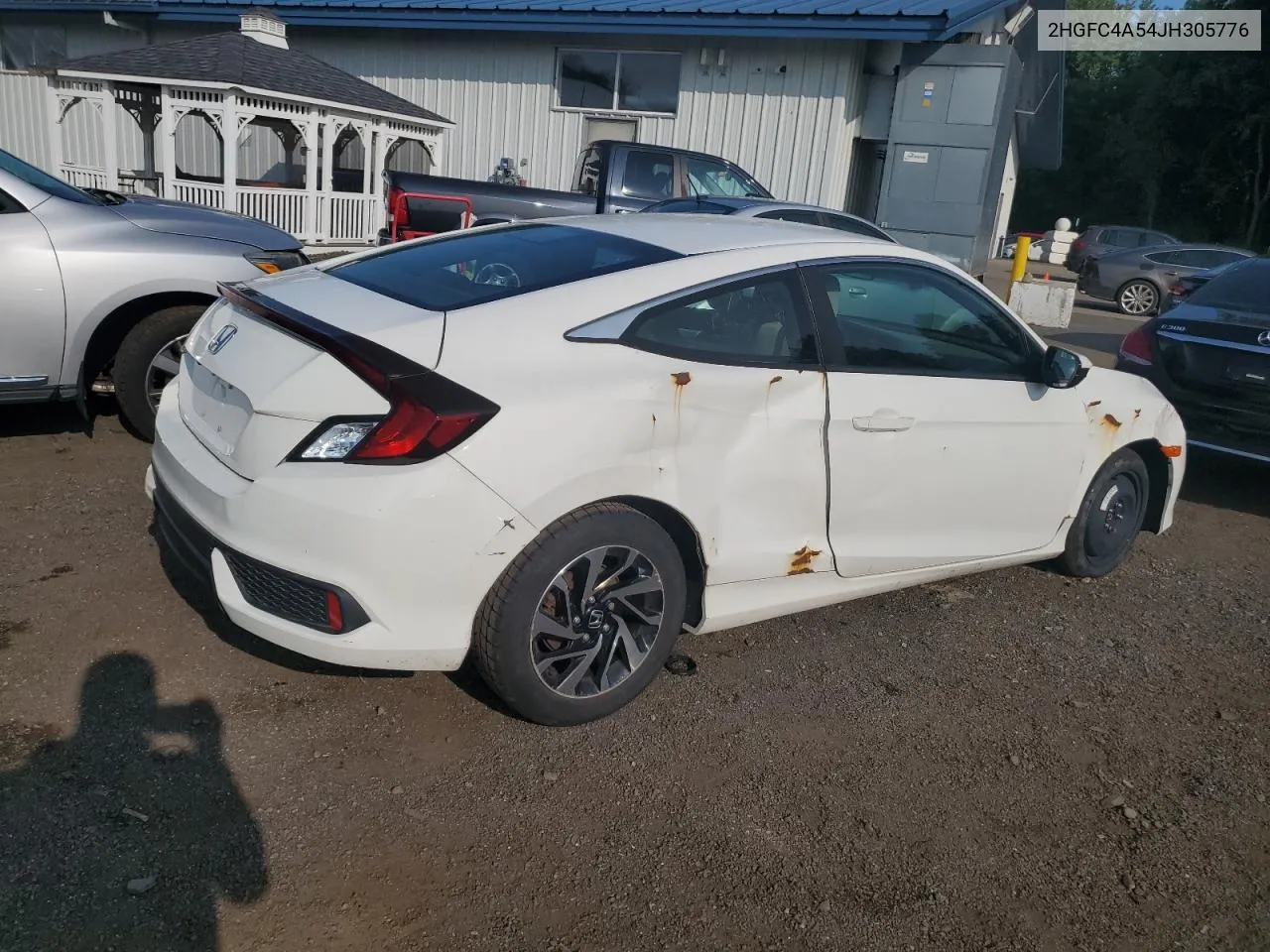 2HGFC4A54JH305776 2018 Honda Civic Lx