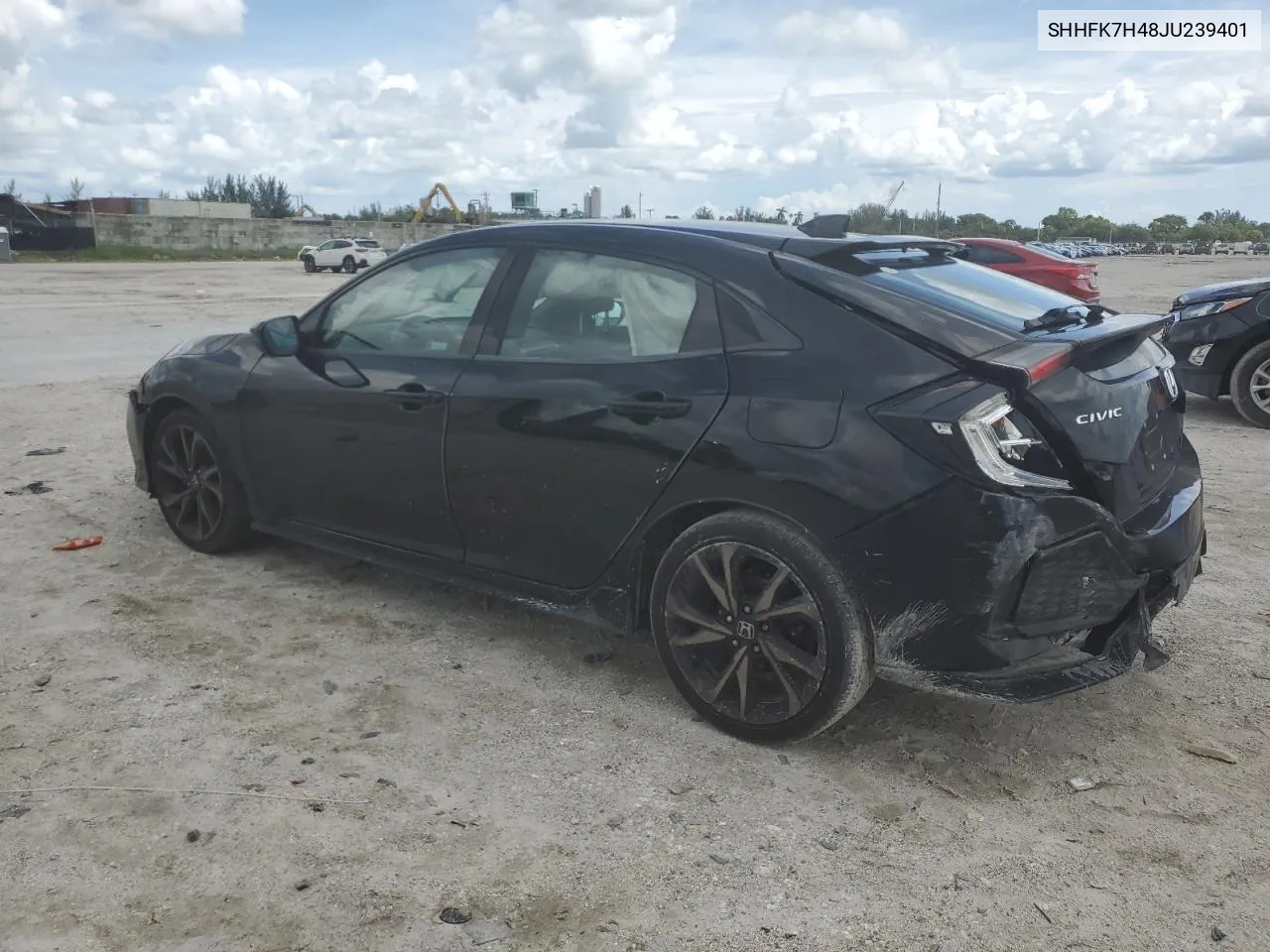 SHHFK7H48JU239401 2018 Honda Civic Sport