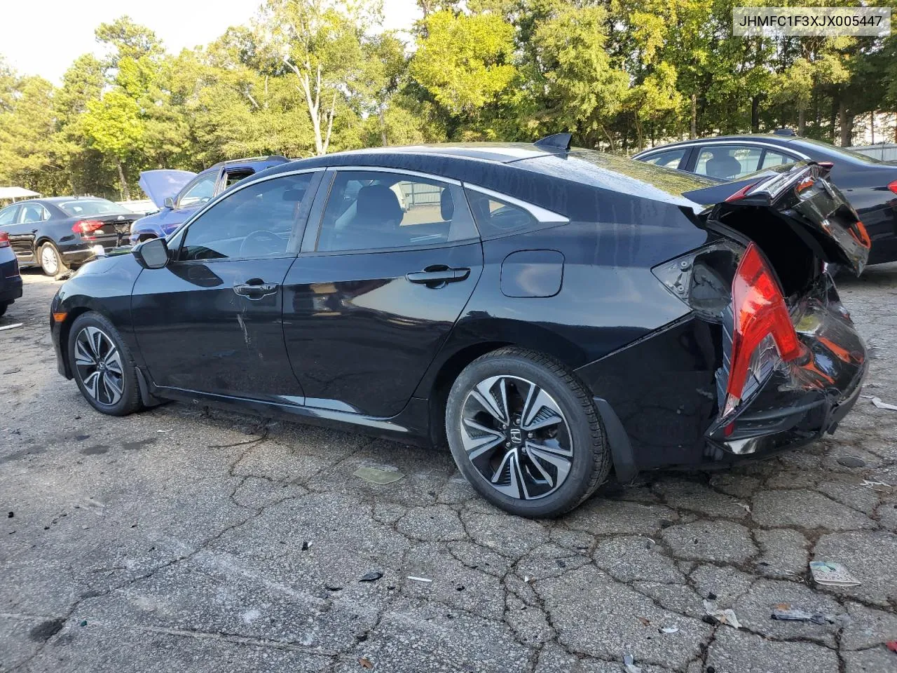 2018 Honda Civic Ex VIN: JHMFC1F3XJX005447 Lot: 71544384