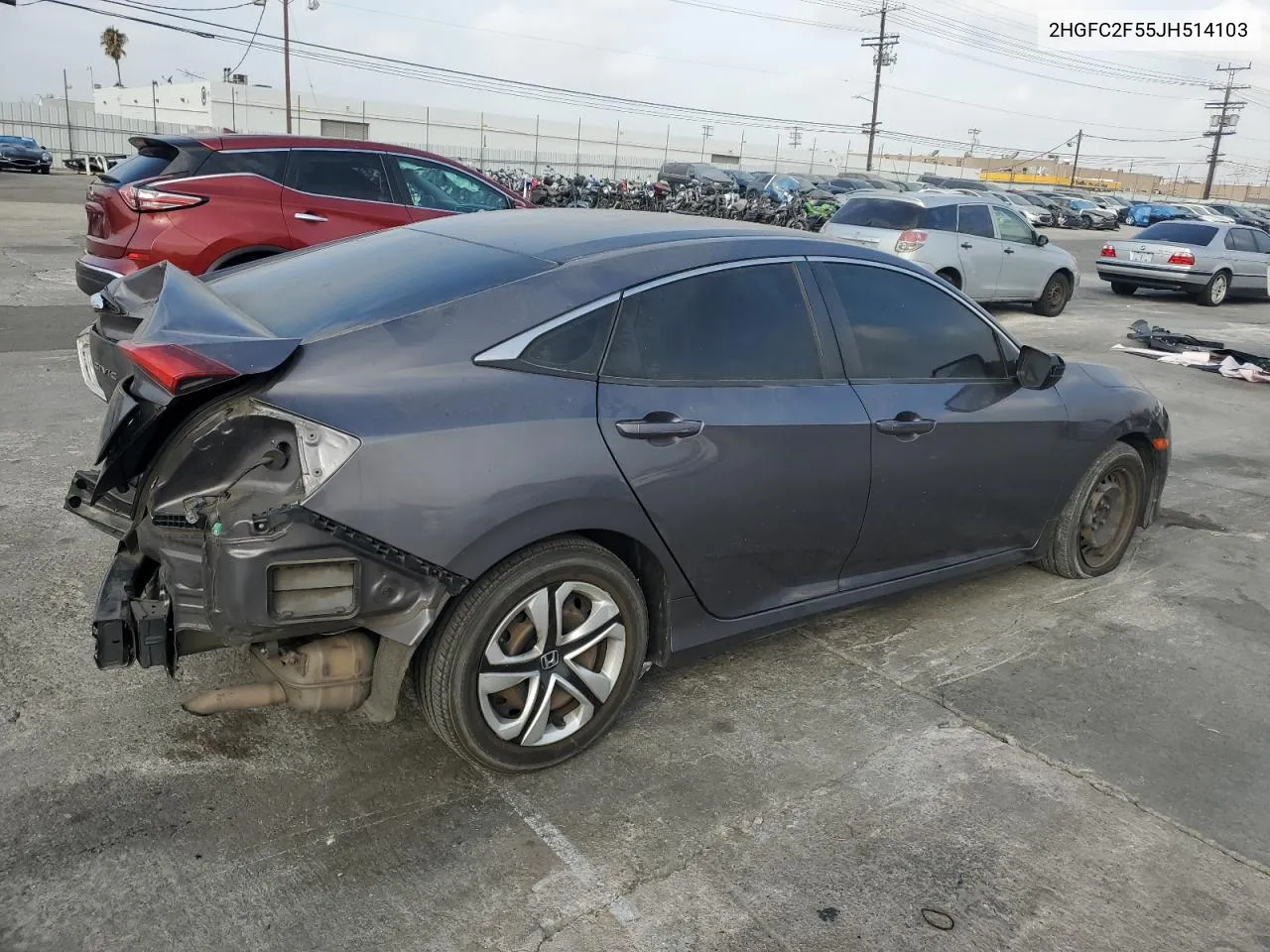 2018 Honda Civic Lx VIN: 2HGFC2F55JH514103 Lot: 71576384