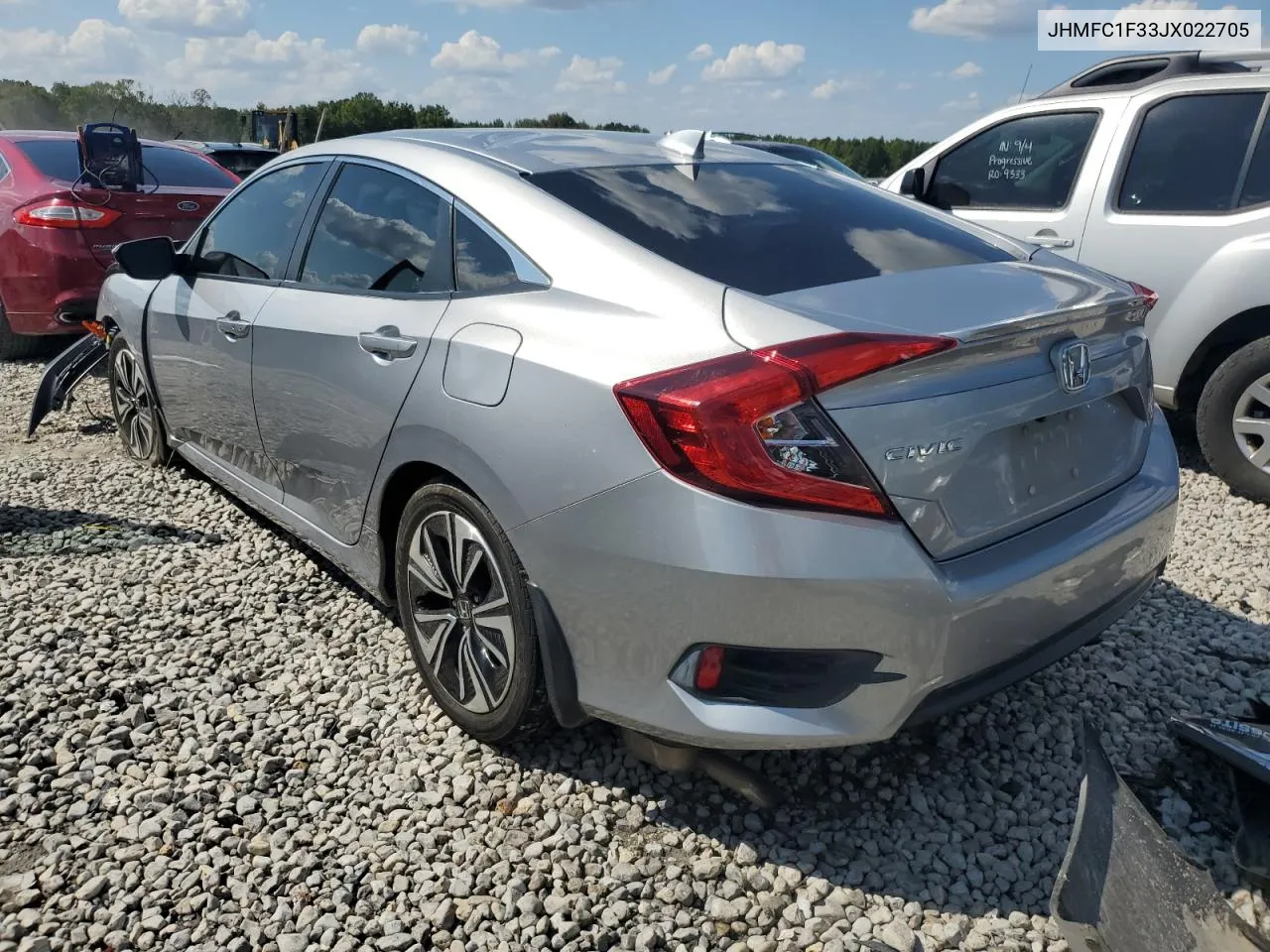 2018 Honda Civic Ex VIN: JHMFC1F33JX022705 Lot: 71647184