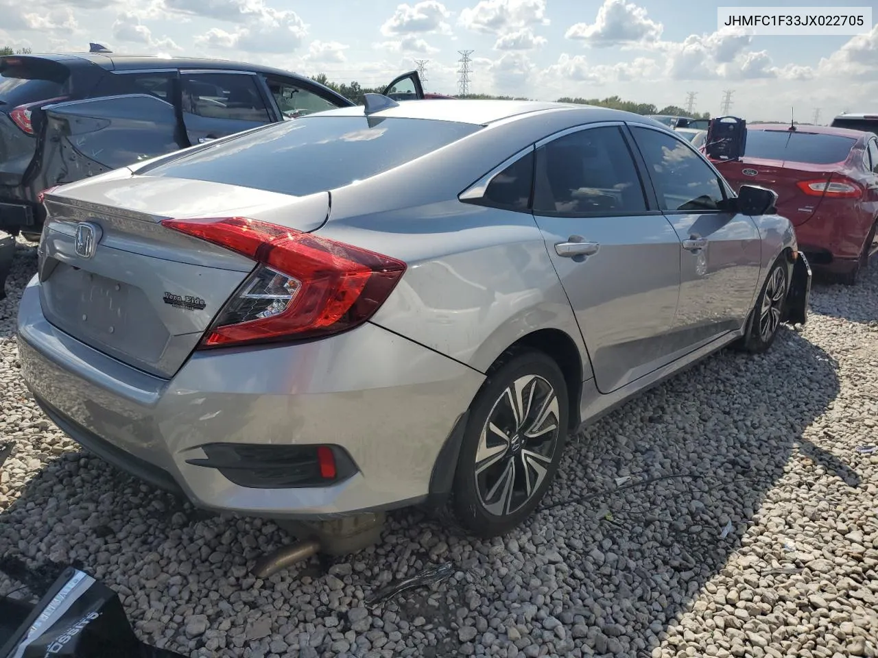 JHMFC1F33JX022705 2018 Honda Civic Ex