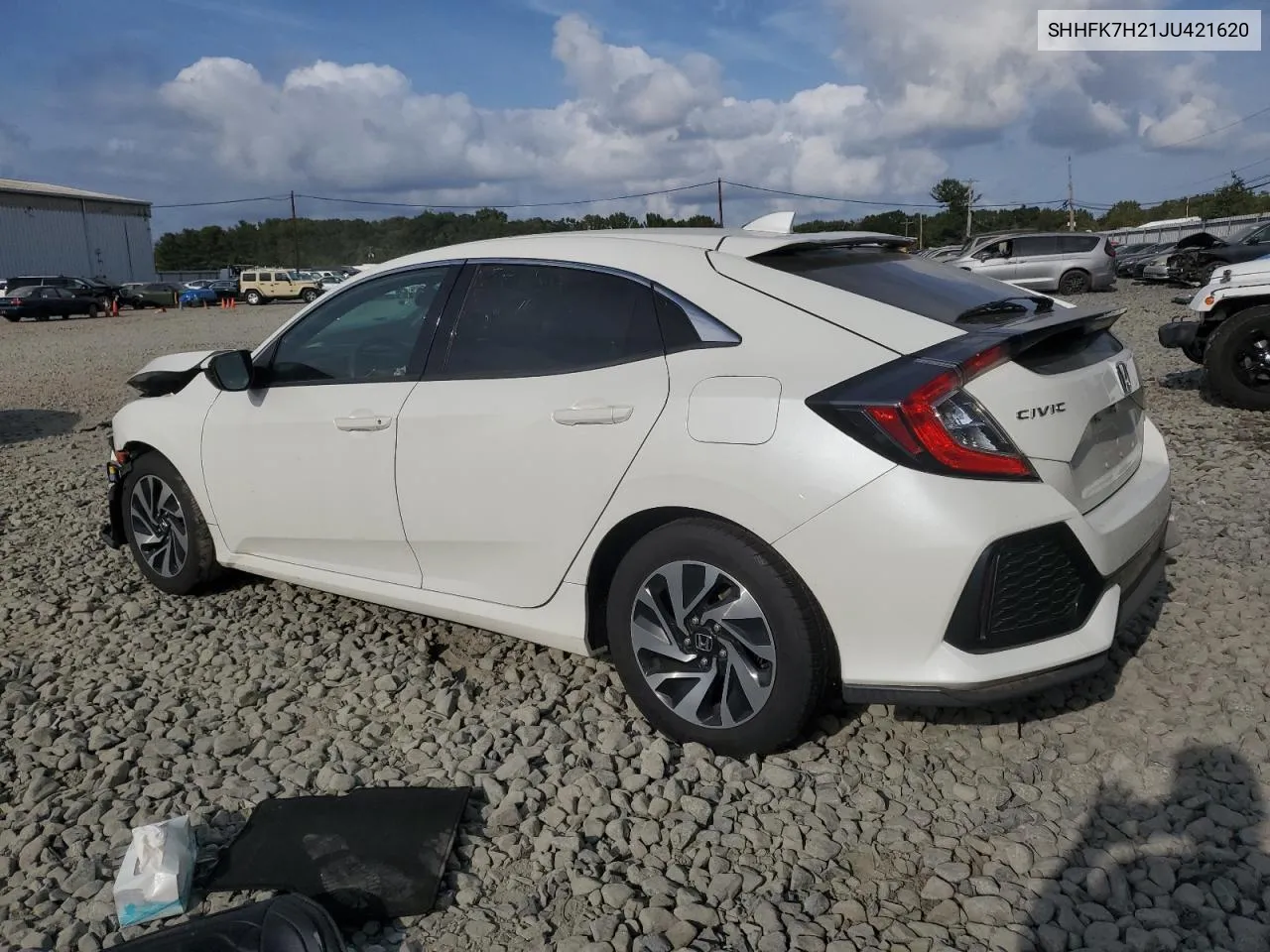 2018 Honda Civic Lx VIN: SHHFK7H21JU421620 Lot: 71708074