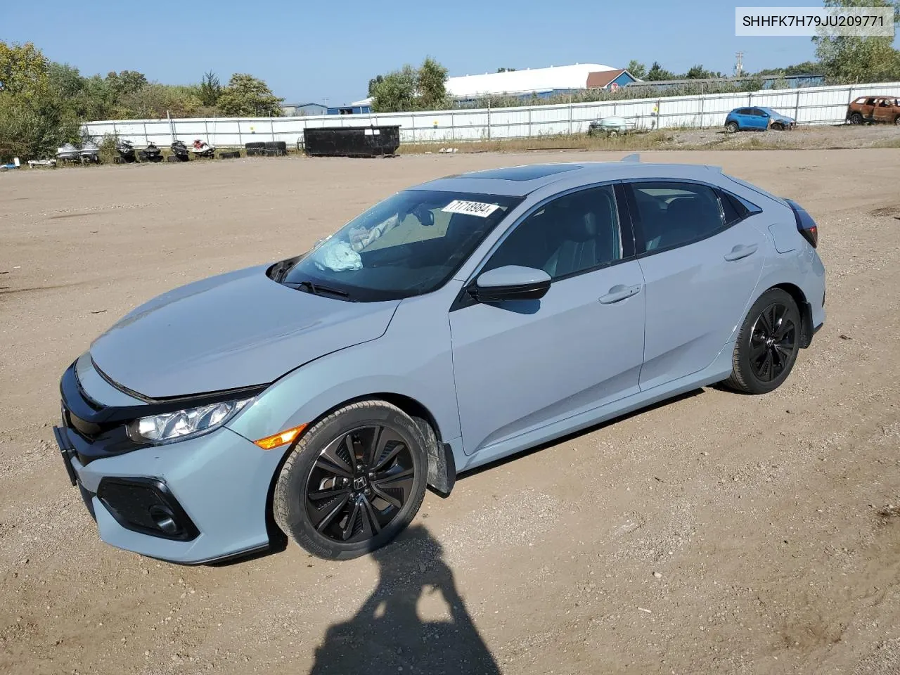 SHHFK7H79JU209771 2018 Honda Civic Exl