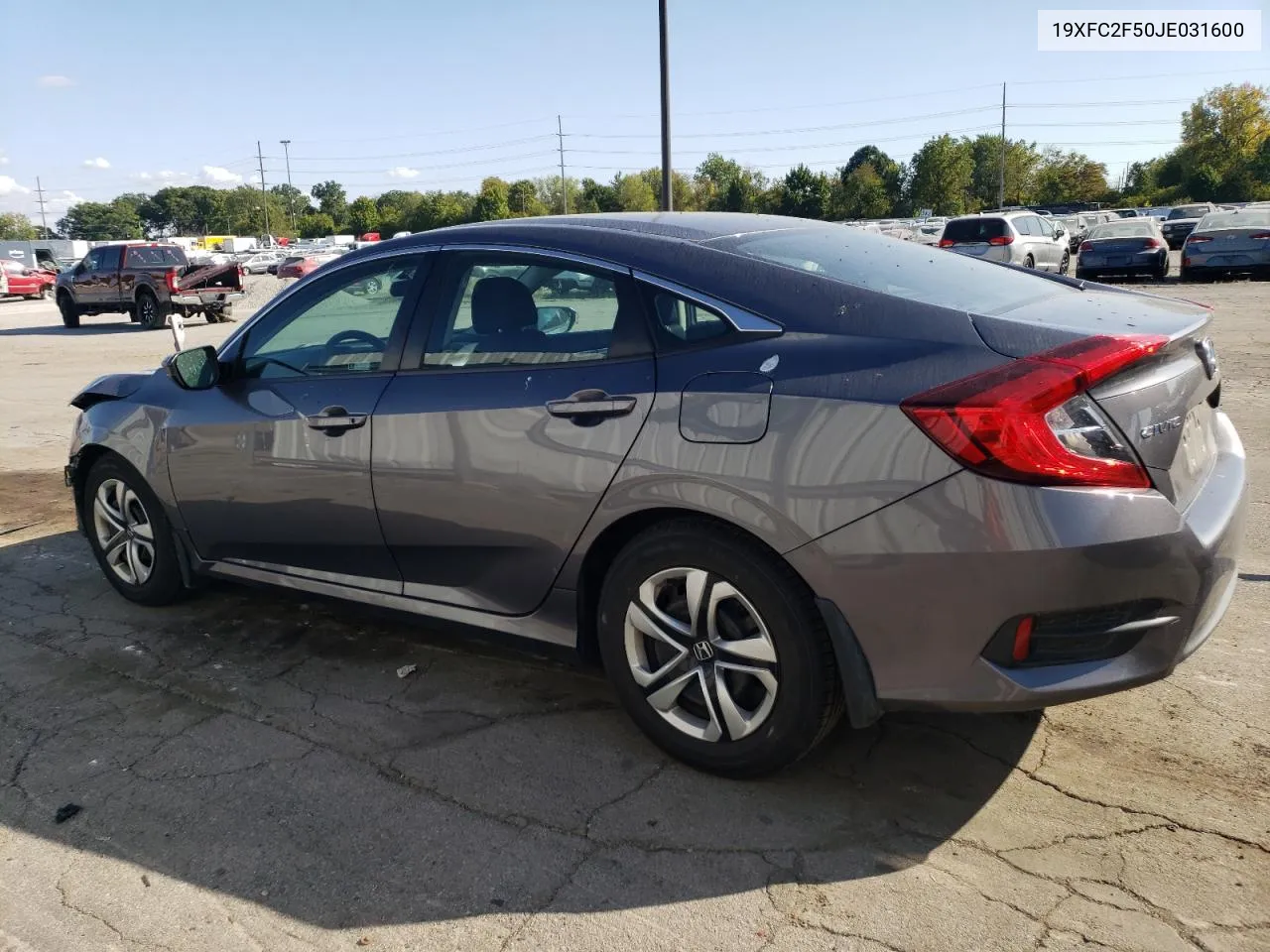 2018 Honda Civic Lx VIN: 19XFC2F50JE031600 Lot: 71815114