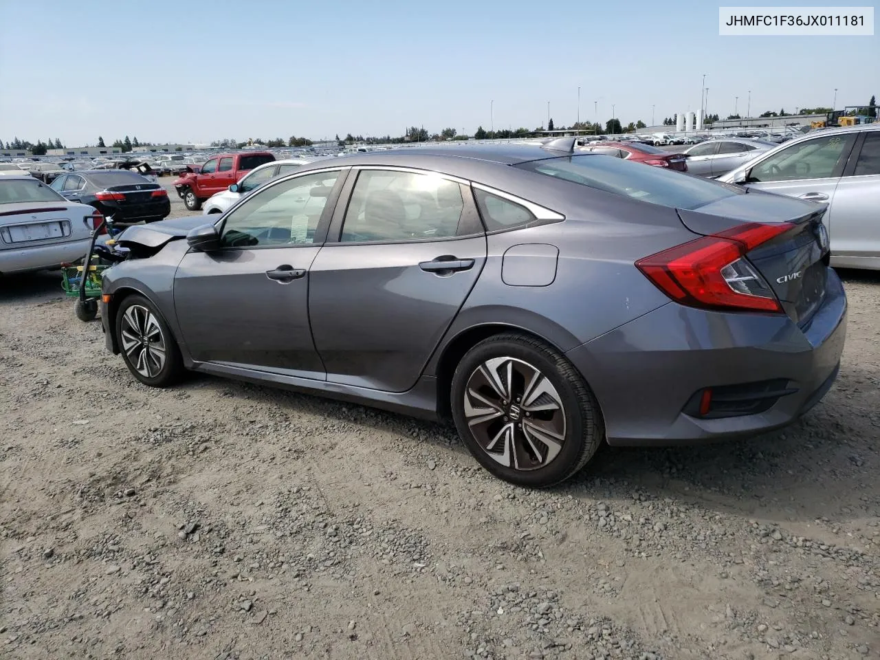 2018 Honda Civic Ex VIN: JHMFC1F36JX011181 Lot: 71880114