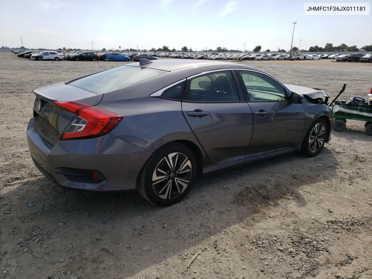 2018 Honda Civic Ex VIN: JHMFC1F36JX011181 Lot: 71880114