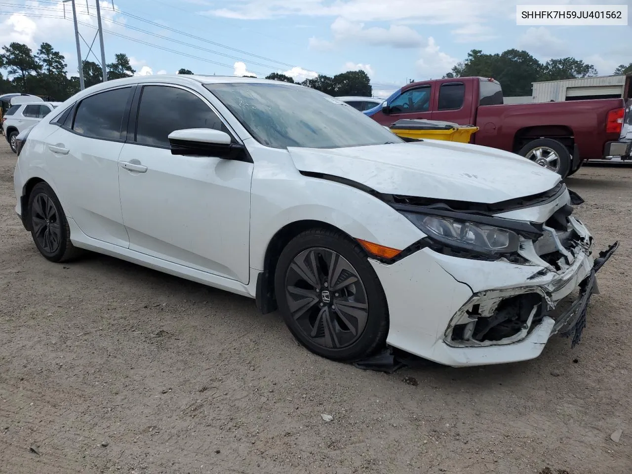 2018 Honda Civic Ex VIN: SHHFK7H59JU401562 Lot: 71891124