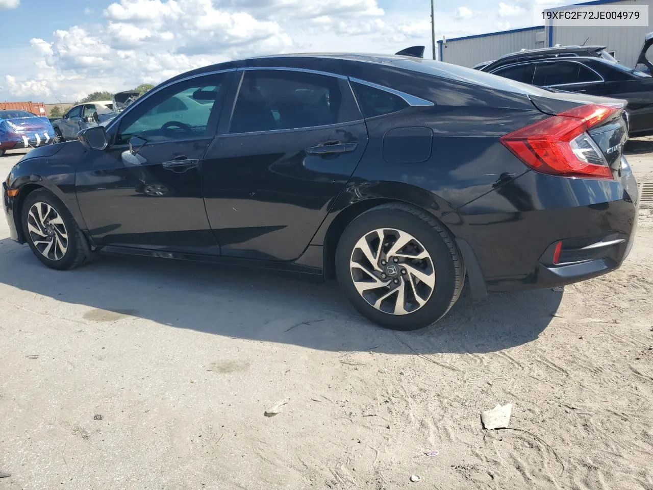 2018 Honda Civic Ex VIN: 19XFC2F72JE004979 Lot: 71922264