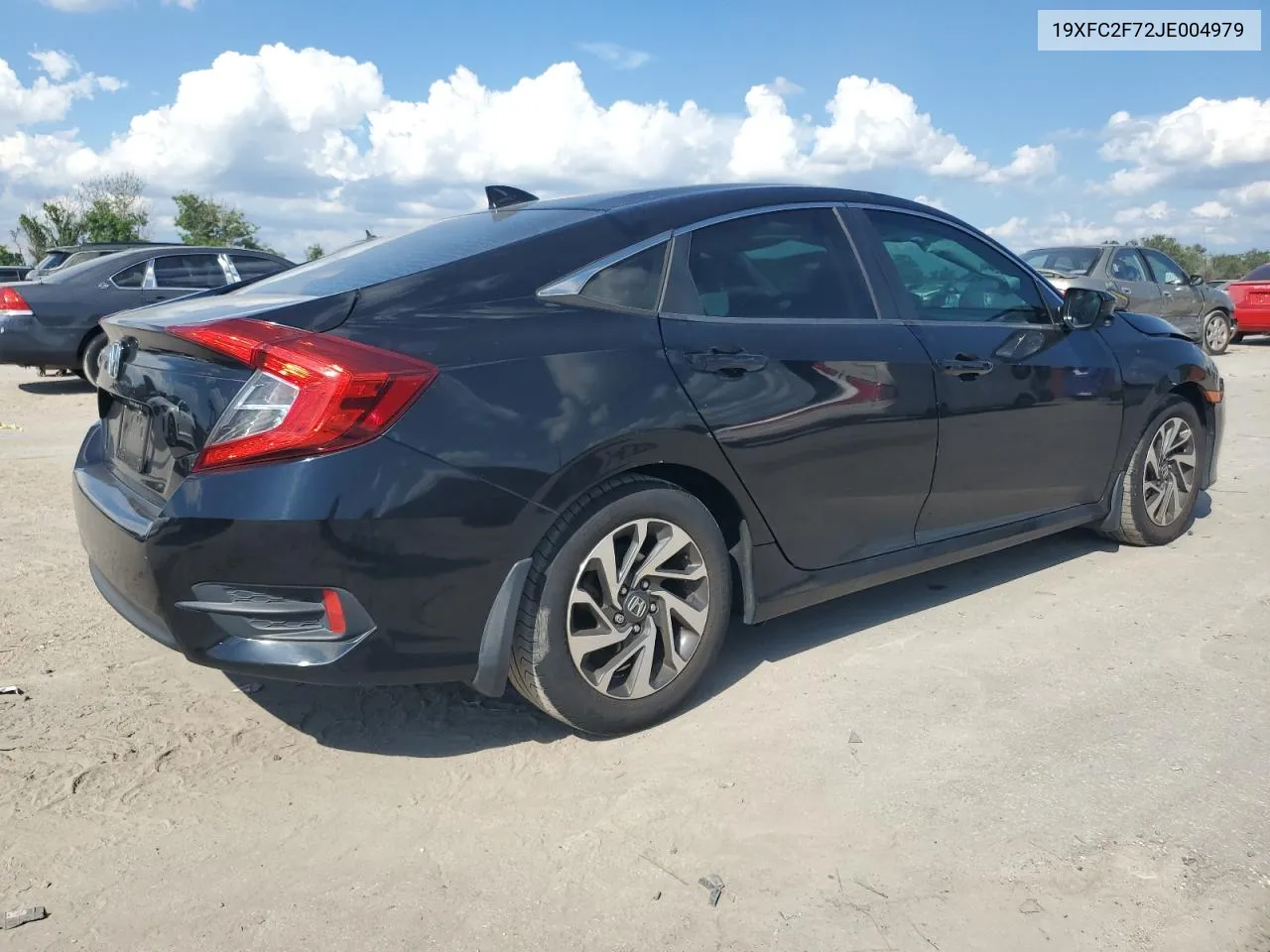 2018 Honda Civic Ex VIN: 19XFC2F72JE004979 Lot: 71922264