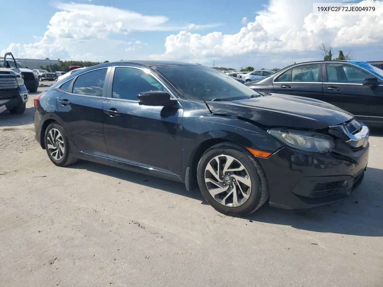 2018 Honda Civic Ex VIN: 19XFC2F72JE004979 Lot: 71922264