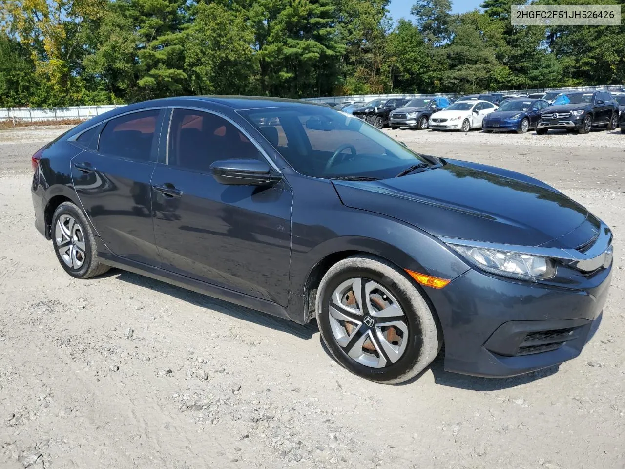 2018 Honda Civic Lx VIN: 2HGFC2F51JH526426 Lot: 71970044