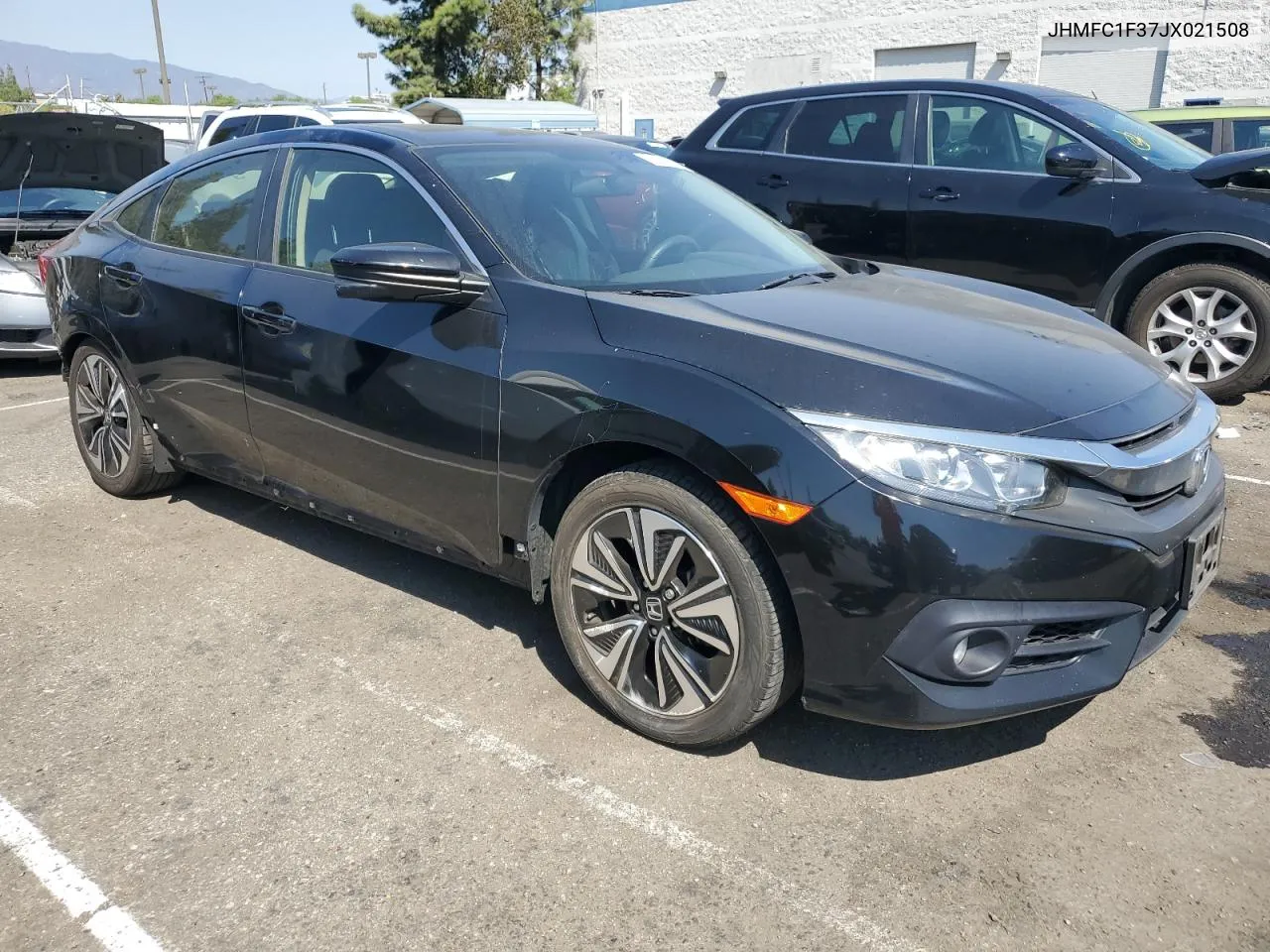 2018 Honda Civic Ex VIN: JHMFC1F37JX021508 Lot: 72081594