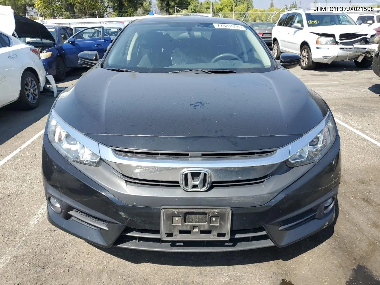 2018 Honda Civic Ex VIN: JHMFC1F37JX021508 Lot: 72081594