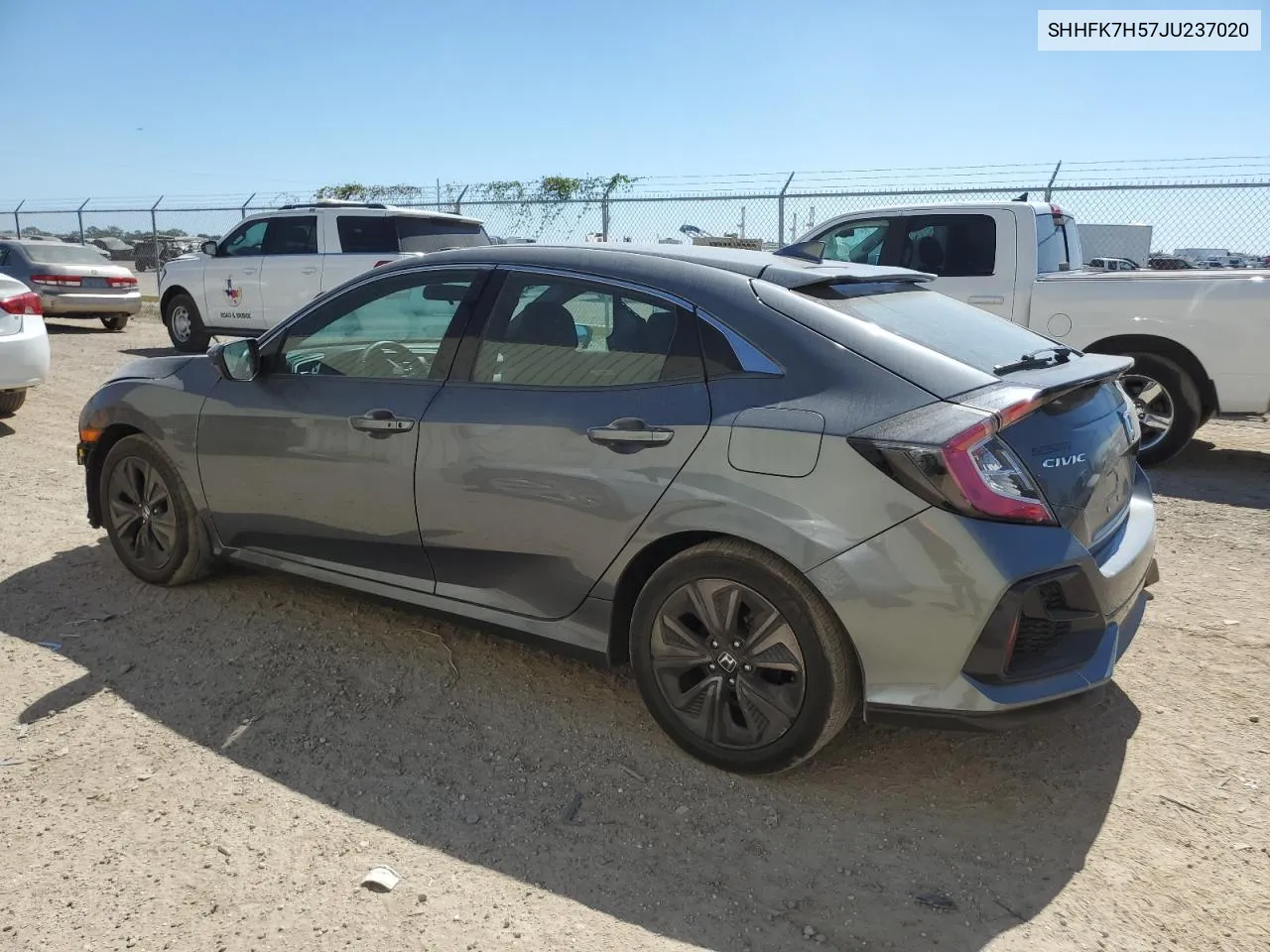 SHHFK7H57JU237020 2018 Honda Civic Ex