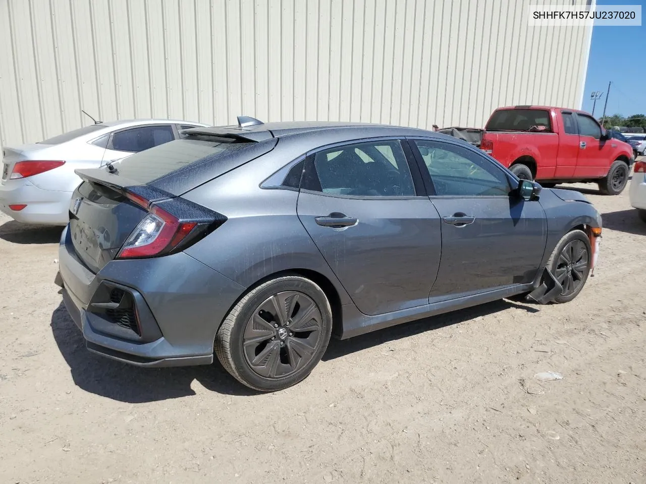 SHHFK7H57JU237020 2018 Honda Civic Ex