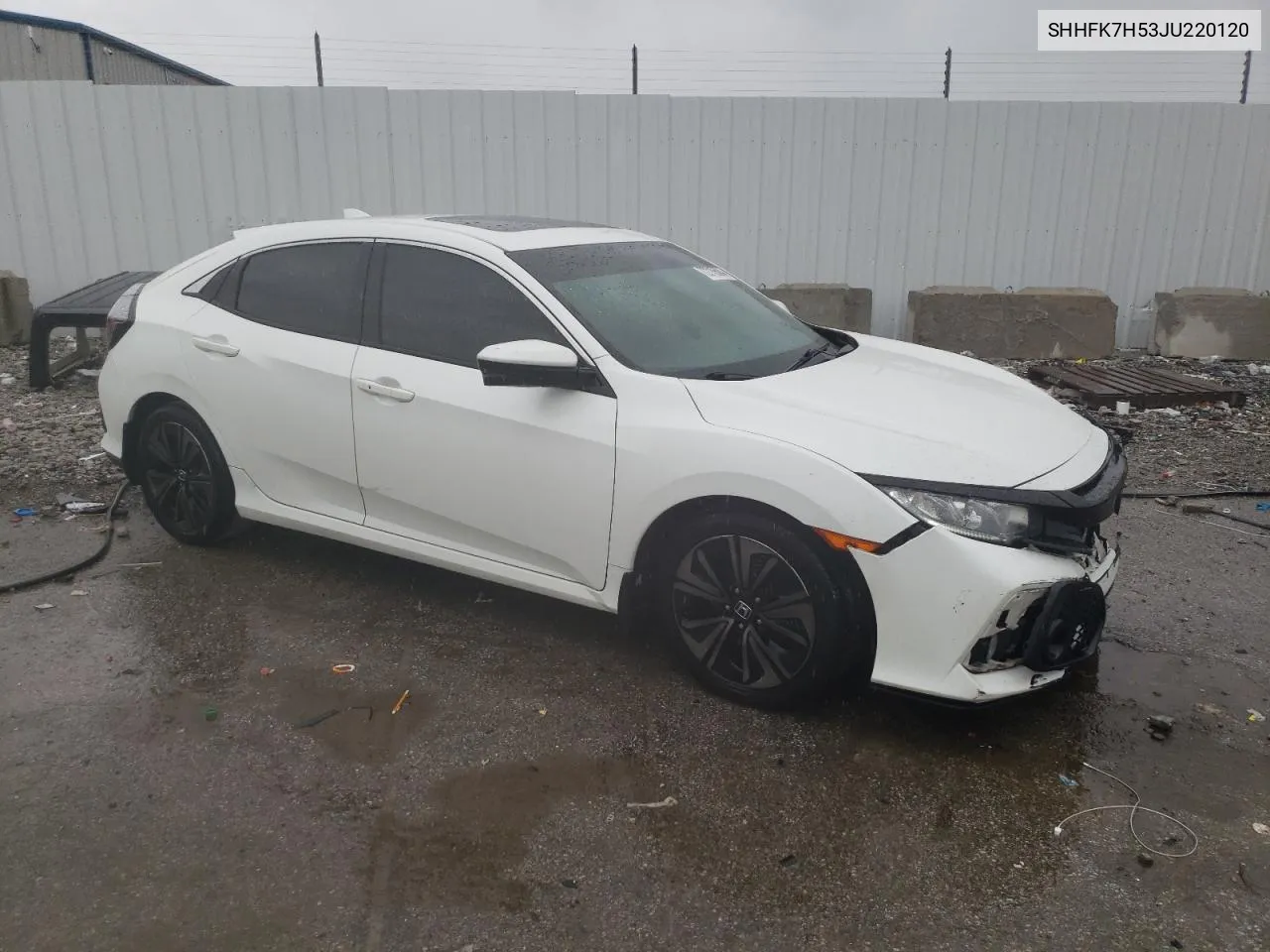 2018 Honda Civic Ex VIN: SHHFK7H53JU220120 Lot: 72210504