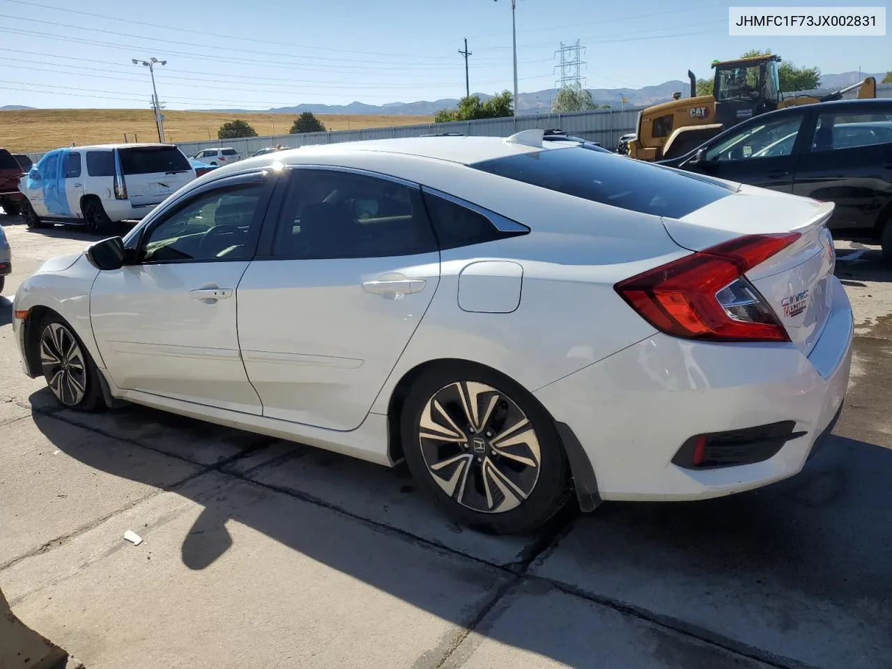 2018 Honda Civic Exl VIN: JHMFC1F73JX002831 Lot: 72211394