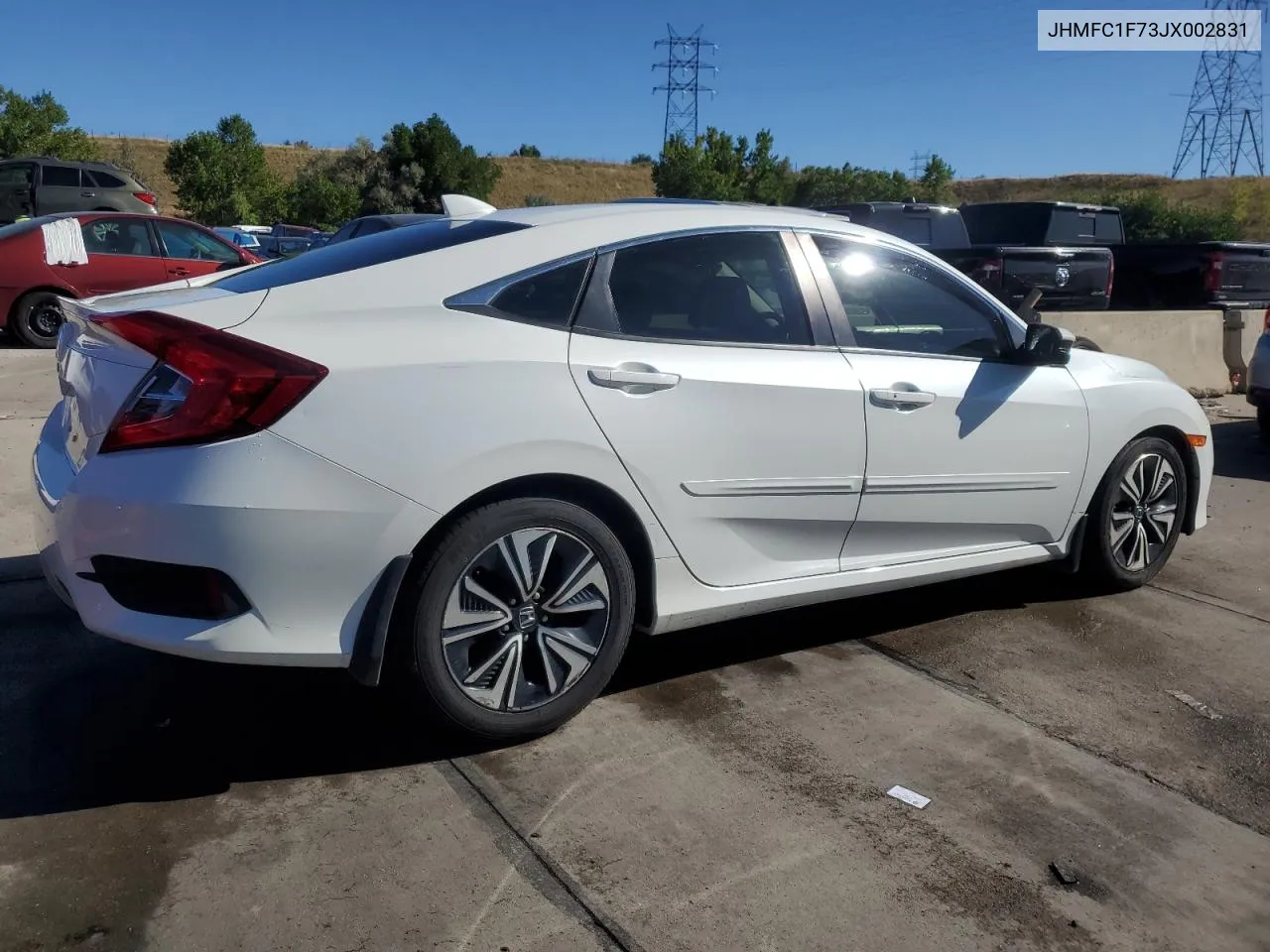 2018 Honda Civic Exl VIN: JHMFC1F73JX002831 Lot: 72211394